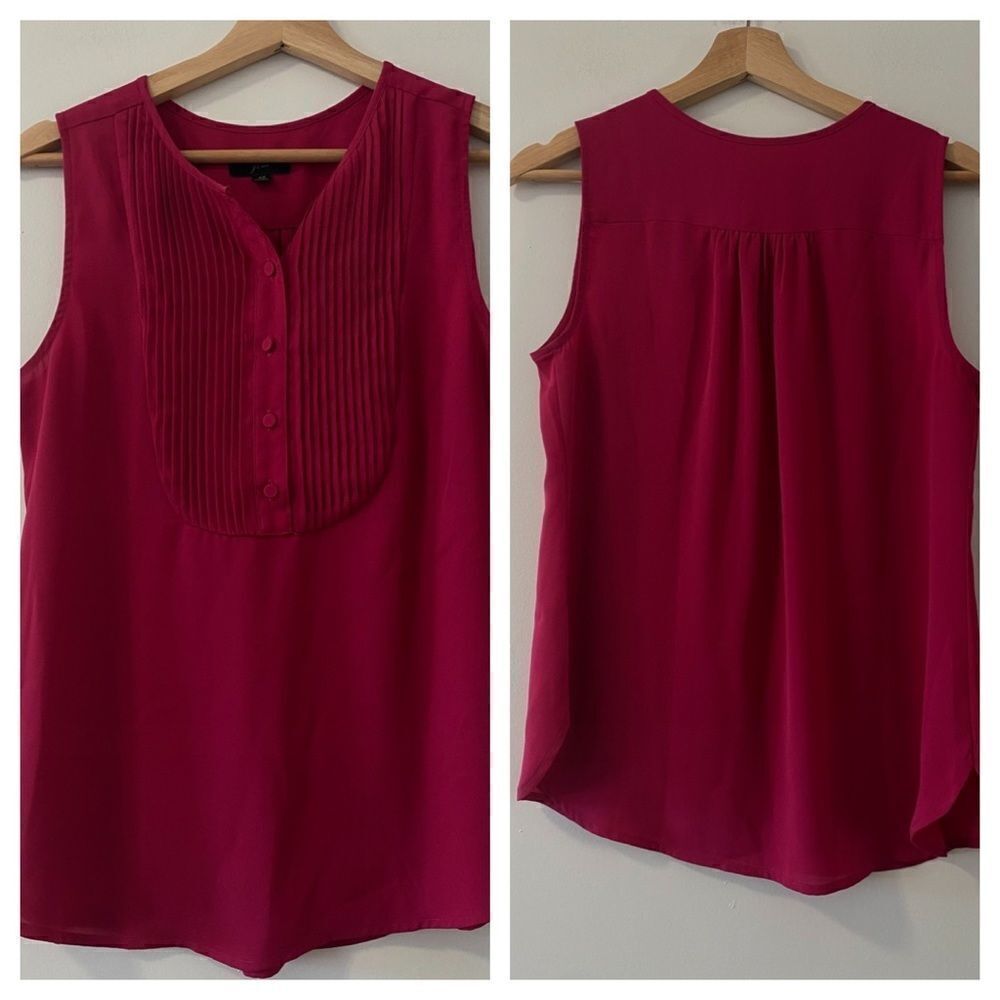 NWOT J.Crew pink sleveless blouse Size XS